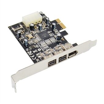 PCI-E X1 FireWire TI XIO2213A 3-Port 1394 (2B+1A) Video Capture Card