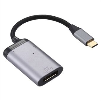 4K Type-C to DisplayPort 1.4 + PD Data Sync Adapter Cable USB-C to DP Male to Female Converter for HDTV