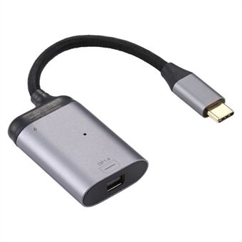 4K Type-C to Mini DisplayPort1.4 PD Data Transfer Adapter USB 3.1 Type C to Mini DP Cable for HDTV Projector