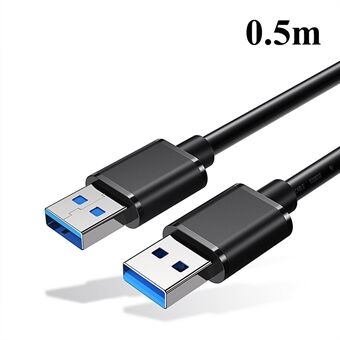 ESSAGER USB3.0 Male to Male Data Cable 0.5m - Black