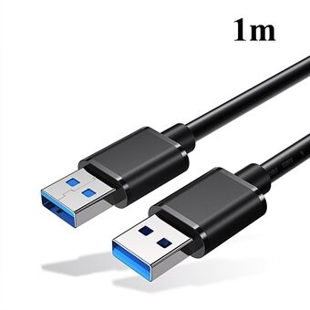 ESSAGER USB3.0 Male to Male Data Cable 1m - Black