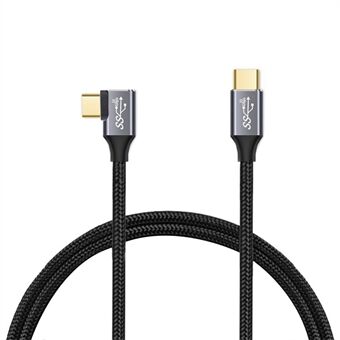 1m 100W PD USB-C QC4.0 4K Cable USB3.1 Gen2 10Gbps Thunderbolt 3 Fast Charging Data Video Transmission Cord for MacBook Air/iPad Pro 2020