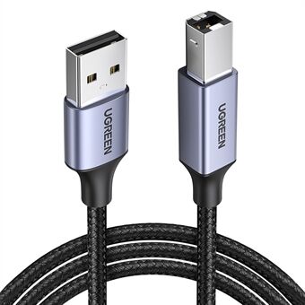 UGREEN 3m For HP Epson Canon Brother USB A to USB B Male Printer Cable Nylon Braided Cord