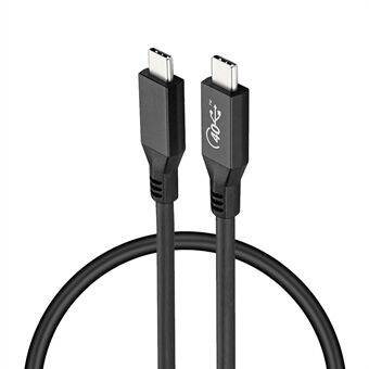 USB4 Cable Compatible with Thunderbolt 3 USB-IF PD3.0 100W Super Charging USB Cable 40Gbps High-speed Data Sync Cord (1m)