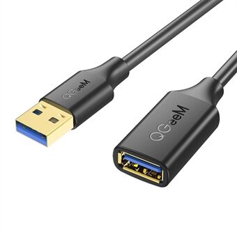 QGEEM QG-CVQ21 1m USB 3.0 Extension Cable Male to Female Adapter Cord