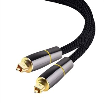 10m SPDIF Output 5.1 Channel Connection Wire TV DVD Digital Fiber Optical Audio Cable 24K Gold-plated Connector Line (Yellow Ring)