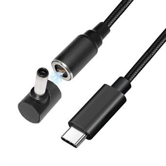 1.8m For Dell Inspiron 11 13 14 15 100W Magnetic Fast Charge Cable Connector USB C to 4.5x3.0mm DC Power Jack Adapter Cable