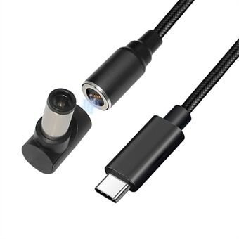 USB-C to 7.4x5.0mm for HP Laptop, 1.8m PD 100W Quick Charging Magnetic Connector Notebook Charging Adapter Dust-Proof High Power DC Cable