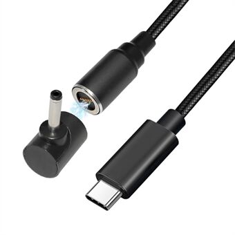 USB-C to 3.5x1.35mm for Asus/Fujitsu Laptop, 1.8m PD 100W Magnetic Notebook Connector Quick Charging Adapter E-Mark Chip Speedy DC Cable Not Hurt the Battery