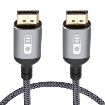 KFD 2m DP Cable Convertor 4K High Speed Gold-plated Interface Braided Displayport Cord for Computer Gaming