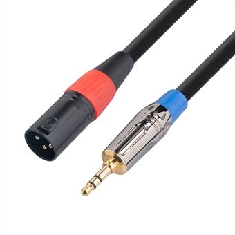 TC194BUXK108-03 0.3m 3.5mm Male to XLR Male Audio Cable Microphone Adapter Cord