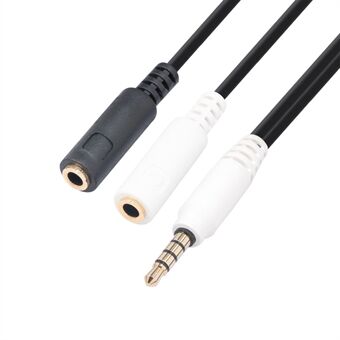 3365 3.5mm Male to 2 Female Audio Converter Headphone Microphone Splitter Cable for iPhone / Android / Computer