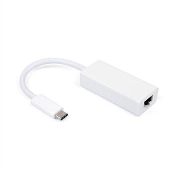 USB-C Type C USB 3.1 Male to 1000M Gigabit Ethernet Network LAN Adapter for Apple Macbook & Laptop PC