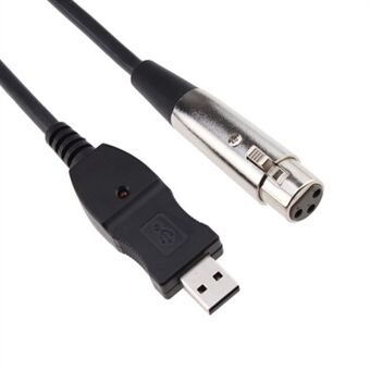 3M USB Male to XLR Female Microphone MIC Link Cable