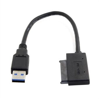 USB 3.0 to Micro SATA 7+9 16 Pin 1.8\'\' 90 Degree Angled Hard Disk Driver SSD Adapter Cable