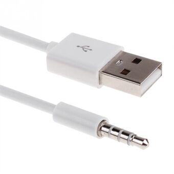 1m Anti-interference 3.5mm Male AUX Audio Jack to USB 2.0 Male Converter Cable