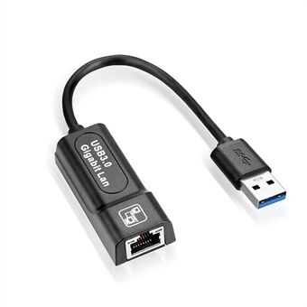 USB 3.0 Hub Ethernet Adapter to RJ45 Gigabit Network Converter for Windows Win7/Win8/Win10/Vista, Mac OS, Linux