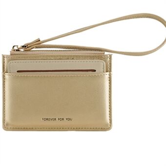 FFY FY1018-7 PU Leather Women Clutch Bag Zipper Pocket Wallet with Detachable Card Bag