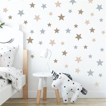 71Pcs / Set Cartoon Stars Wall Stickers Removable Nursery Wall Decals Children Kids Baby Room Interior Home Decor (No EN71 Certification)