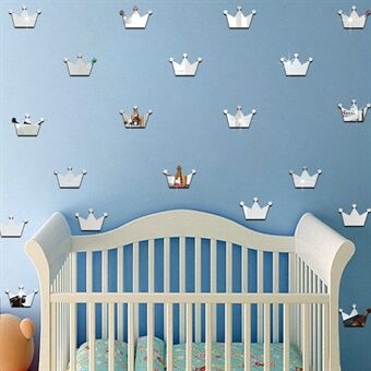 JM260 15Pcs / Set Girl\'s Room Decor Stickers Princess Little Crown Wall Stickers for Kid Nursery Room, Baby Room (No EN71 Certification)