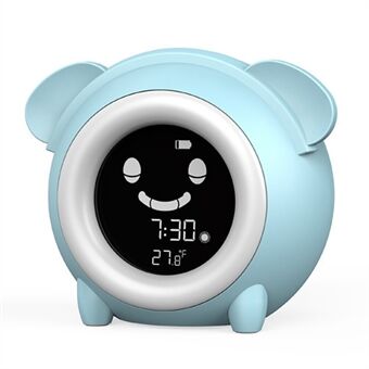 JNS JS2716 Cute Cartoon Dog Children Beside Nightlight Alarm Clock Nap Mode Snooze Functions with LED Lights