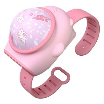 LT-S296 Cute Children Wrist Watch Fan Cooler Creative Projection Student USB Charging Summer Bladeless Fan