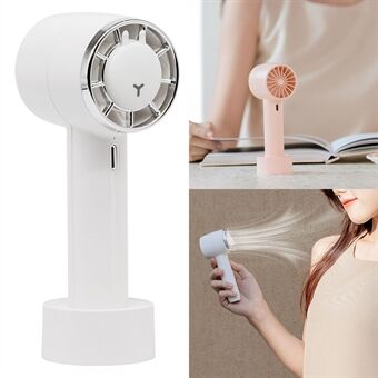 F21 1200mAh Mini Bladeless Fan USB Rechargeable Portable Handheld Fan Low-Noise Operating Desktop Fan