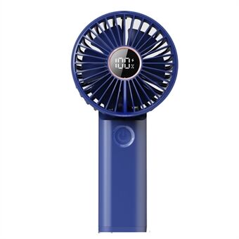 Z5 USB Rechargeable Mini Fan with 3 Gears Digital Display Silent Folding Handheld Fan