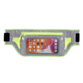 XL Sports Waist Pack Lycra Material Waist Bag for iPhone 12 Pro Max etc. Phone within 7-inch