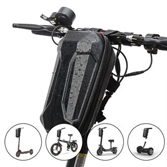 3L Waterproof EVA Hard Shell Bag Bicycle Electric Scooter Folding E-Bike Handlebar Front Hanging Storage Bag