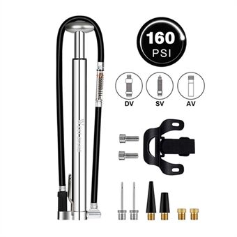 WEST BIKING High Pressure Front Fork with Barometer Tyre Pump