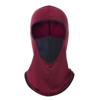 Summer Ice Silk Balaclava Face Cover Breathable Mesh Sun Protection Neck Gaiter Scarf for Outdoor Activities