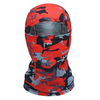 Outdoor Quick Dry Ice Silk Balaclava Face Cover Sun Protection Elastic Neck Gaiter Scarf