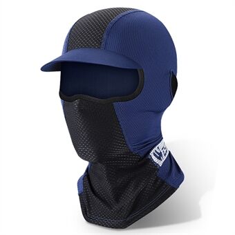 WEST BIKING YP0201382 UV Protection Neck Gaiter Balaclava Ice Silk Face Cover with Brim for Cycling Fishing