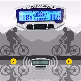 SUNDING SD-558A Wired Waterproof LCD Bicycle Bike Computer Odometer