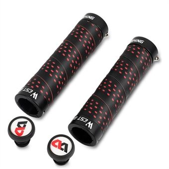 WEST BIKING Mountain Bike Bicycle Non-slip Shockproof Handlebar Grips with Bar End Plug