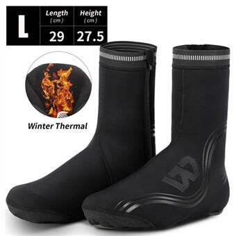 WEST BIKING Cycling Thermal Neoprene Overshoes Waterproof Windproof Toe Cycling Shoe Covers