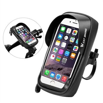 WEST BIKING Bicycle Waterproof Touch Screen Mobile Phone Bag Handlebar Cycling Bag