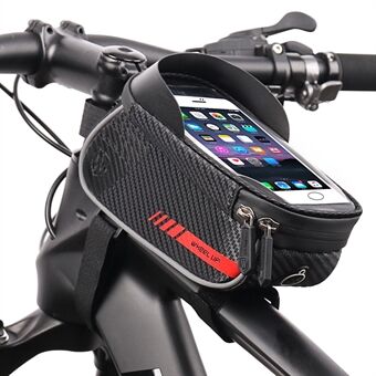 WHEEL UP Waterproof Screen Touch Bike Frame Bag Front Tube Bag Handlebar Bag