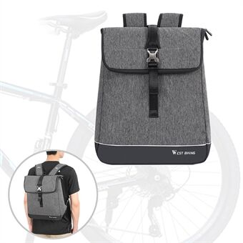 WEST BIKING YP0707259 Multifunction Bike Bag MTB Road Bicycle Rack Rear Pannier Bag Sports Backpack 15L