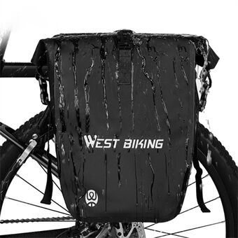 WEST BIKING YP0707280 25L Bike Rear Rack Bag Waterproof Bicycle Saddle Bag