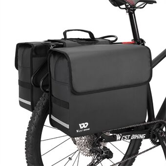 WEST BIKING YP0707295 36L Bicycle Large Capacity Rear Rack Seat Bag Bike Tail Pannier Pack Cycling Bag