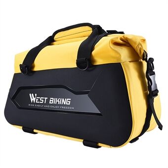 WEST BIKING YP0707308 Bike Rack Bag Waterproof Trunk Bag Large Capacity Reflective Pannier Bag with Shoulder Strap for Bicycle Rear Seat