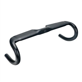 TOSEEK TR-3000 Carbon Handlebar 31.8mm 440mm Road Bike Drop Bent Handle Bar Bicycle Bar Accessories - Black