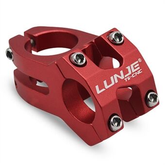 LUNJE XT-A089-2 Aluminum Alloy MTB Bike Stem Hollow Bicycle Handlebar Stem, 25.4mm