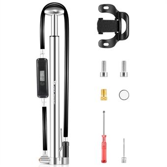 WEST BIKING YP0711117 Portable 160PSI Bicycle Tire Pump Digital Display Cycling Bike Air Inflator