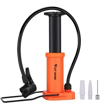 WEST BIKING YP0711128 Bicycle Foot Pump Portable Tire Air Pump Small Inflator for Electric Bike / Motorcycles / Balls