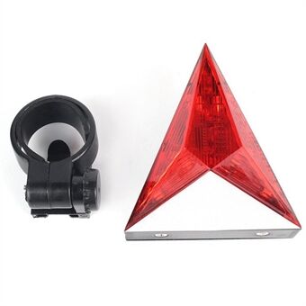 LEADBIKE A79 Outdoor Cycling Triangle Bike Taillight Waterproof Bicyle Warning LED Light Lamp (without Battery)