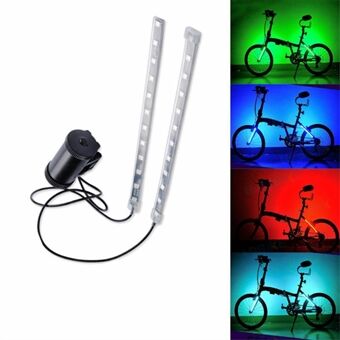 LEADBIKE A106 1 Pair Bicycle Frame Tube Light Bright Colorful Bike Tail Lamp LED Bike Wheel Light Battery Powered