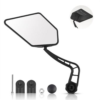 WEST BIKING YP07200240 1Pc HD 360 Degree Rotate Handlebar Rearview Mirror Bicycle Rear View Mirror